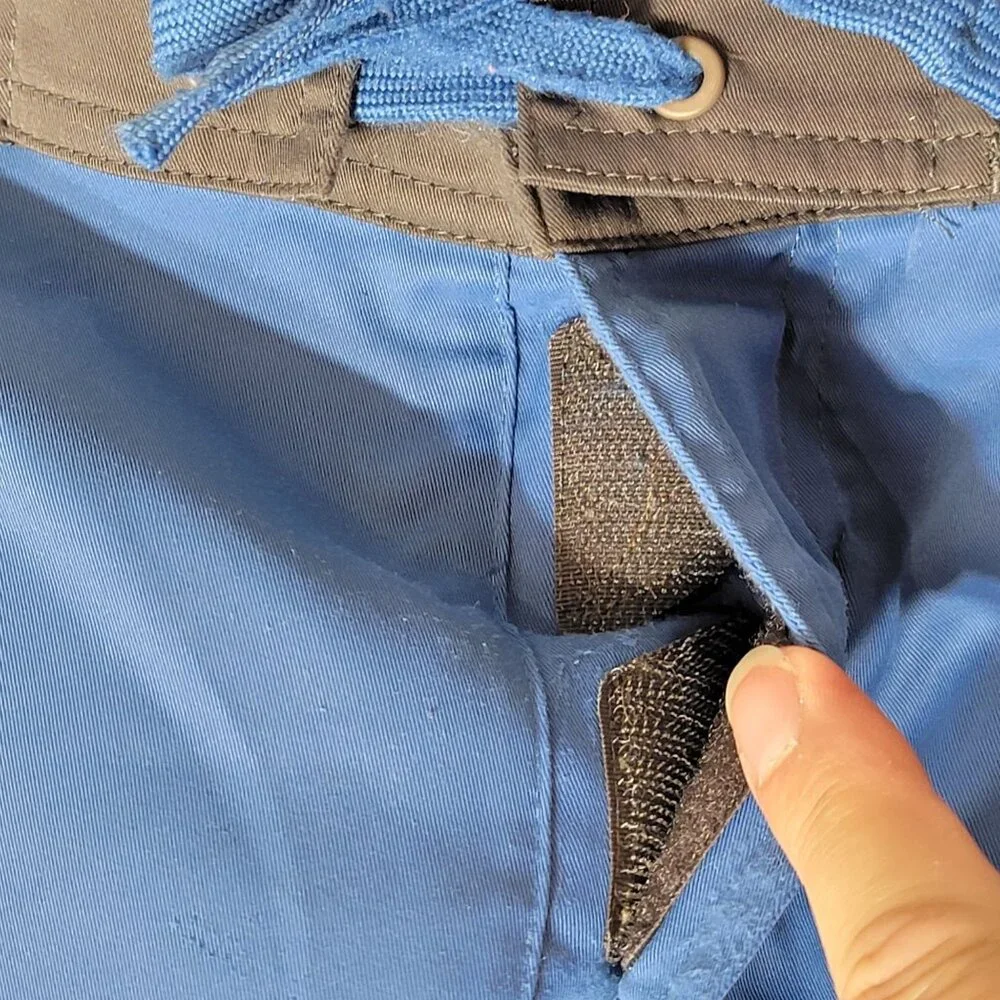 REI Mens Swim Trunks Hybrid Board Shorts‎ Outdoor Unlined Blue Gray Sz 36
